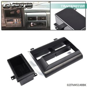 FIT FOR 1988-94 CHEVY GMC TRUCKS CAR STEREO RADIO BLACK DASH KIT POCKET BEZEL US