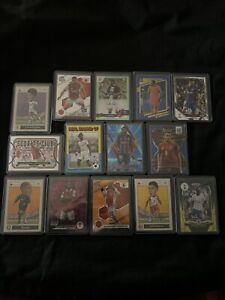 Soccer card Lot With Numbered Cards And Auto