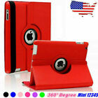 For iPad Mini 1 2 3 4 5 Case Cover Shockproof 360 Rotating PU Leather Stand