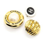 Chanel Earring  Earring 3 set Gold Metal 1554646