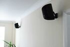 Pair Bowers & Wilkins M-1 Matte Black Satellite Speakers B&W M1  wall mount