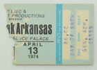 1974 Black Oak Arkansas Las Vegas Concert Ticket Jim Dandy Mangrum