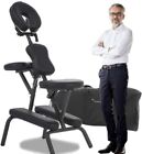 Portable Massage Tattoo Chair Sponge Therapy Chair w/Carrying Bag & Face Cradle
