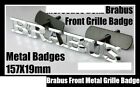 NEW 3D Metal BRABUS GRILL BADGE Car Front Grille Grill Emblem Badge For ALL CARS