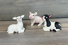 Baby Farm Animal Figures Piglet, Calf & Lamb