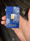2.5 gram Gold Bar - PAMP Suisse - Fortuna - 999.9 Fine in Sealed Assay
