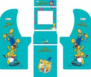 Arcade1up Arcade Cabinet Graphic Decal Complete Kits -The Simpsons