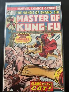 New ListingMASTER OF KUNG FU #38 SHANG CHI 1ST APP OF THE CAT MARVEL COMICS 1976 VINTAGE