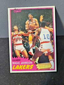 1981 Topps Magic Johnson 2nd Year Solo Rookie #21