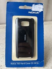 Nokia 700 CC-3016 New 100% Genuine Original Hard Cover Case Black