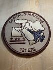 2000s? US AIR FORCE PATCH-121st EFS-CAPITAL GUARDIANS-ORIGINAL USAF STICKY!