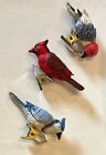 Vintage Set Of 3 Handcrafted for Silvestri Vintage clip on bird