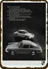 1966 PORSCHE 911 & 912 Sports Car Vintage-Look DECORATIVE REPLICA METAL SIGN