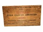RARE 20 GAUGE - Vintage Western Wood Ammo Crate Box
