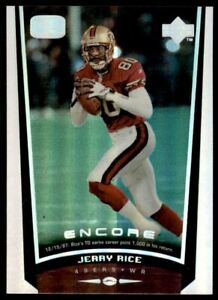 1998 Upper Deck Encore Football Card #128 Jerry Rice