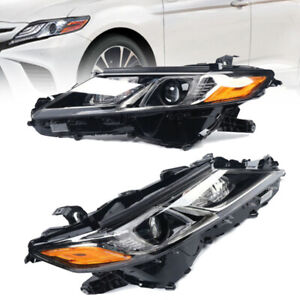 For 2018-2021 Toyota Camry Le/se/hybrid Se/le Headlights Left & Right Lamps