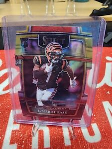 New Listing2021 Select JAMARR CHASE Black Gold Prizm Die Cut Concourse RC #47 Bengals