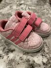 Adidas Disney Baby-Toddler Girls Sneakers Size 6K Pink Lightweight Shoes
