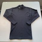 Men's Under Armour Cold Gear Long Sleeve Mock Neck Compression Shirt Sz XL