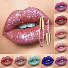 Metallic Lipstick Liquid Glitter Shiny Lip Long Lasting Gloss Makeup Lipstick⌒
