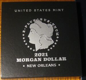2021-O Morgan Dollar ORIGINAL U.S. MINT BOX AND COA, O Privy Mark