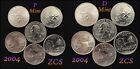 2004 P&D State Hood Quarters Set  U.S. Mint Coins Rolls 10 Coin Set