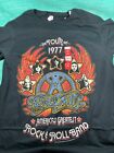 AEROSMITH TOUR 1977 Men's (Pick Size) Graphic T-Shirt Tee Short Sleeve NWT HH