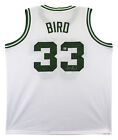 Larry Bird Authentic Signed White Pro Style Jersey Autographed BAS Witnessed 1