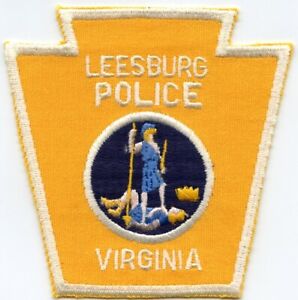 old style LEESBURG VIRGINIA POLICE PATCH