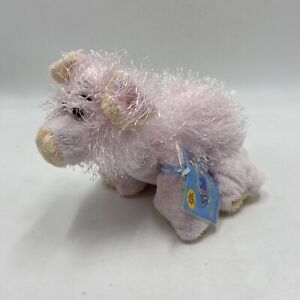 Webkinz Pig With Code Tag  HM 002 Fuzzy Pink Pig Plush