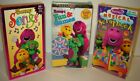 Lot of 3 Barney Songs, Musical Scrapbook & Fun and Games, VHS SET, Very GOOD!!!