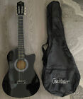 Beautiful BC Black Guitar with Bag - Fast Shipping