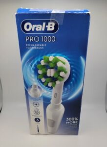 Oral-B Pro 1000 Deep cleaning action  Rechargeable Toothbrush White - Open Box