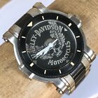 Harley Davidson Bulova Willie G Skull Stainless Steel Watch 78A109
