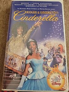 Walt Disney's Cinderella Brandy & Whitney Houston VHS Tape