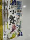 Huge Lot Saltwater Fishing Tackle Lures Hooks Weights Jigs