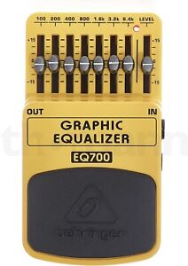 Effect pedal for Behringer guitar 7 band graphic equalizer EQ700 Brand New #1054