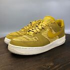 Nike Air Force 1 '07 Pinnacle Womens Size 9 Yellow Athletic Shoes Sneakers