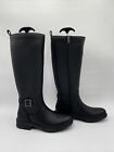 NWOB Women’s UGG Harrison Tall Boot Black Leather Size 8.5