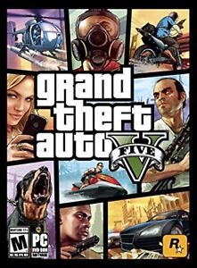 Rockstar Grand Theft Auto Five 5 V PC DVD ROM Edition Games GTA, Free Shipping