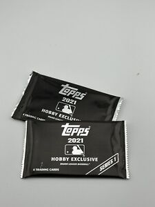 2021 Topps Series 1 Baseball Hobby Exclusive Silver Pack Lot of 2