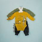 Carters Baby Boy Two Outfits Adorable Size 0-3 Months Dinasour & Busy Little Guy