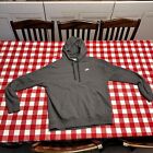 Nike Men's Pull Over Hoodie, Size L - Charcoal Heather/Anthracite/White
