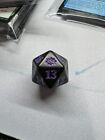 1x MTG The Brothers' War D20 Spindown Prerelease Life Counter Dice Purple Black