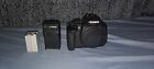 Canon Rebel T5i (BLACK, BODY ONLY) w/Front Body Cap,  2 Batteries and Charger