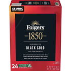 1850 Black Gold Dark Roast Coffee Keurig K-Cup Pods 24 Count Box Rich and Smooth
