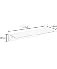 Clear Acrylic Floating Shelf ONE (Buy In bulk Deals Available) NO SCREWS