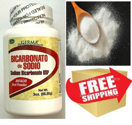 Germa ( 3 oz ) Sodium Bicarbonate Antacid Oral Powder - Bicarbonato de Sodio