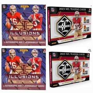Los Angeles Rams Break #50 4 BOXES 2023 NFL ILLUSION HOBBY X2 LIMITED HOBBY X 2
