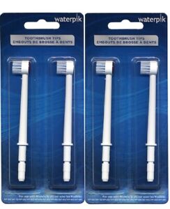 Waterpik Replacement Toothbrush Tips Model TB-100E (2X Twin Packs)